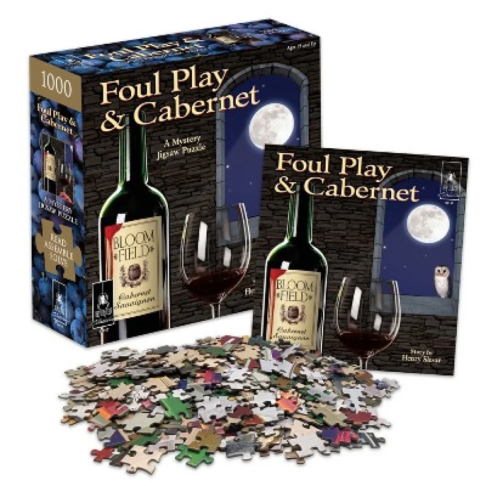 Classic Mystery Jigsaw Puzzle: Foul Play & Cabernet 1 Classic Mystery Jigsaw Puzzle: Foul Play & Cabernet