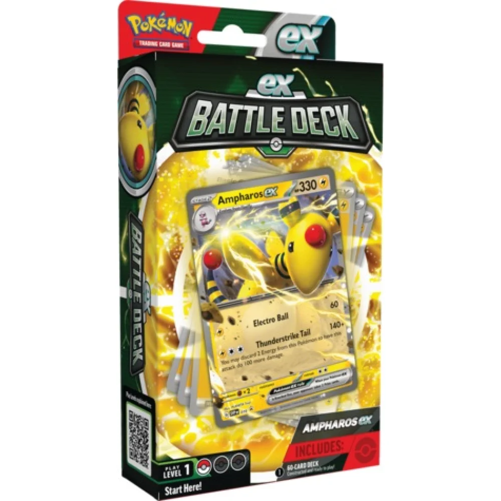 Pokemon Battle Decks Ampharos Ex 1 Pokemon Battle Decks Ampharos Ex